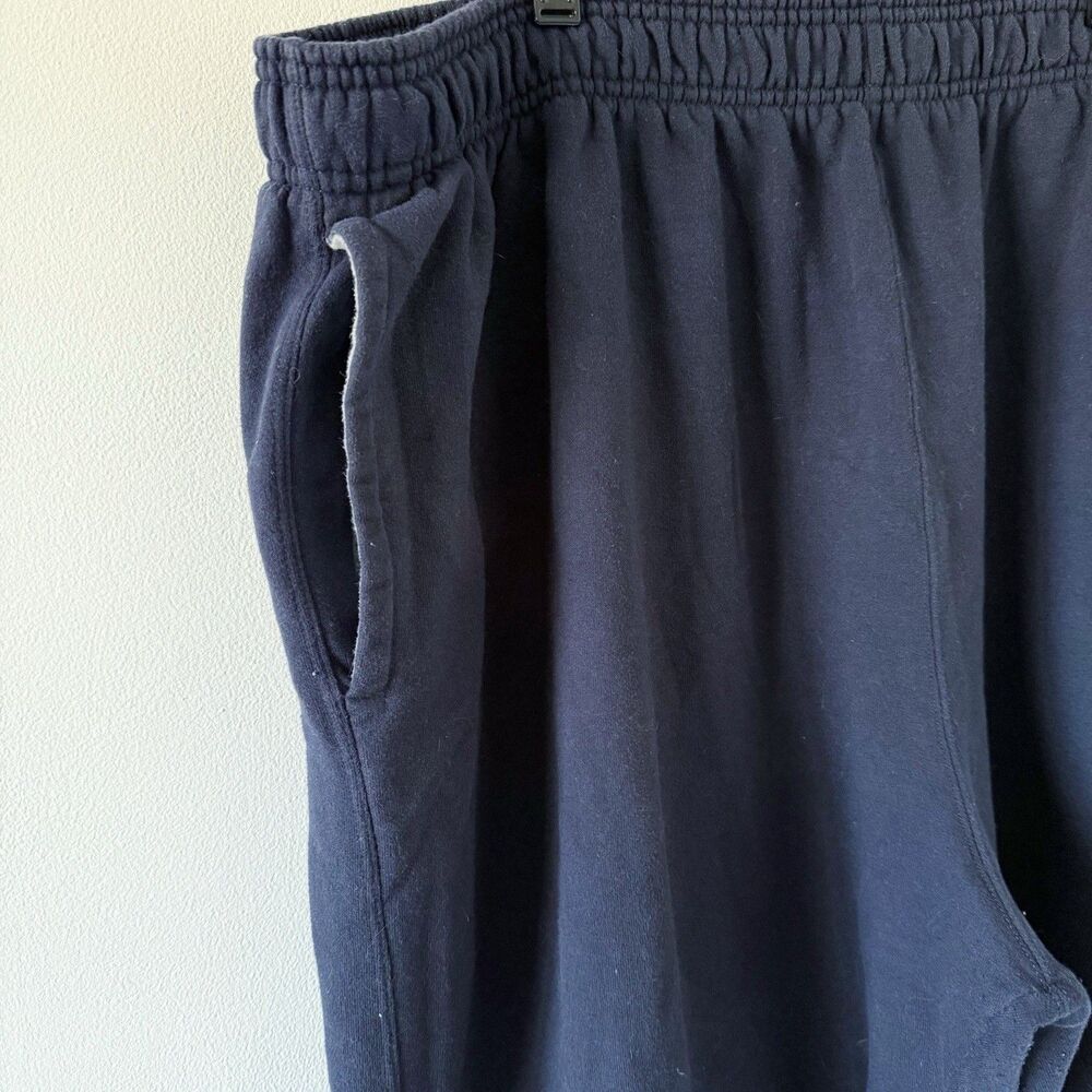 READ Champion Sweatpants 4XB Navy Blue Joggers Spell Out Logo Tapered Big Tall - Picture 9 of 16